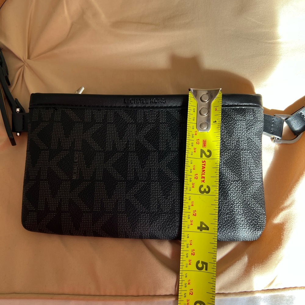 Michael Kors Black Monogram Belt Bag - Picture 4 of 4